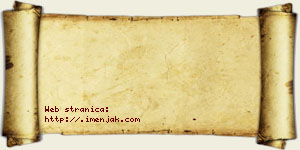 Zorana Bjelica vizit kartica